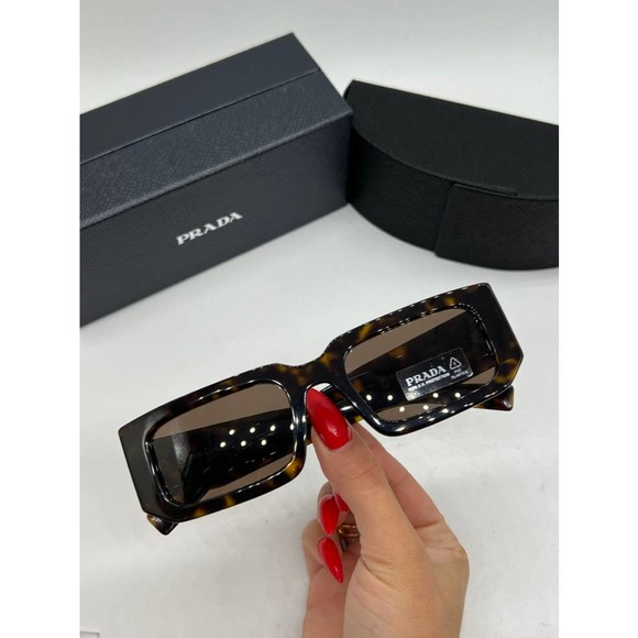 SALE! NEW Prada PR06YS Sunglasses in Brown Havana - Picture 6 of 7